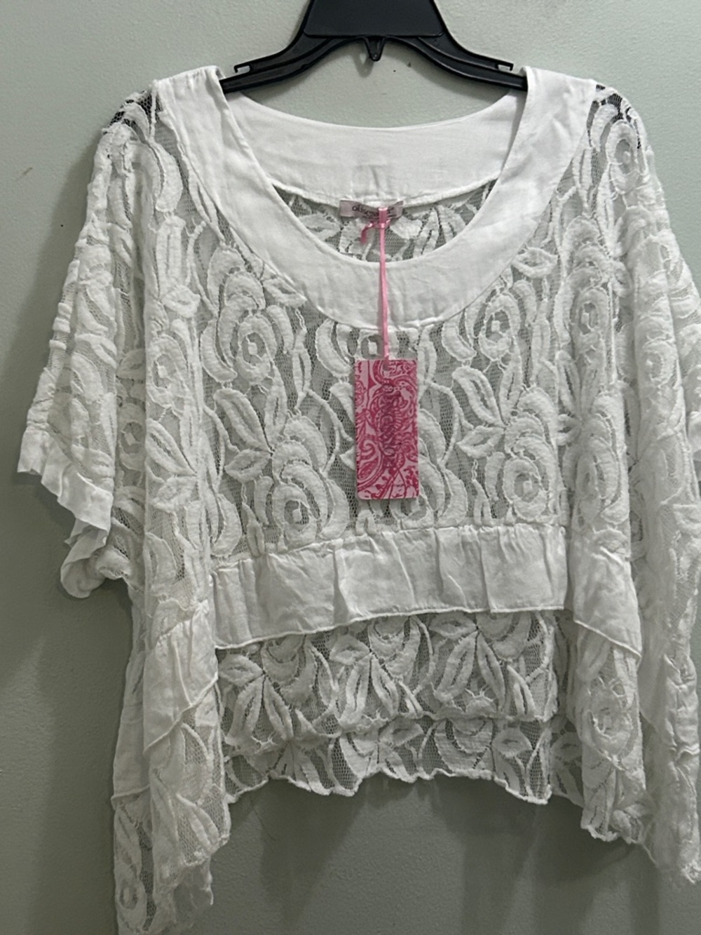Obession Cocoboo White Lace  - Women Tops - Picture 3 of 7